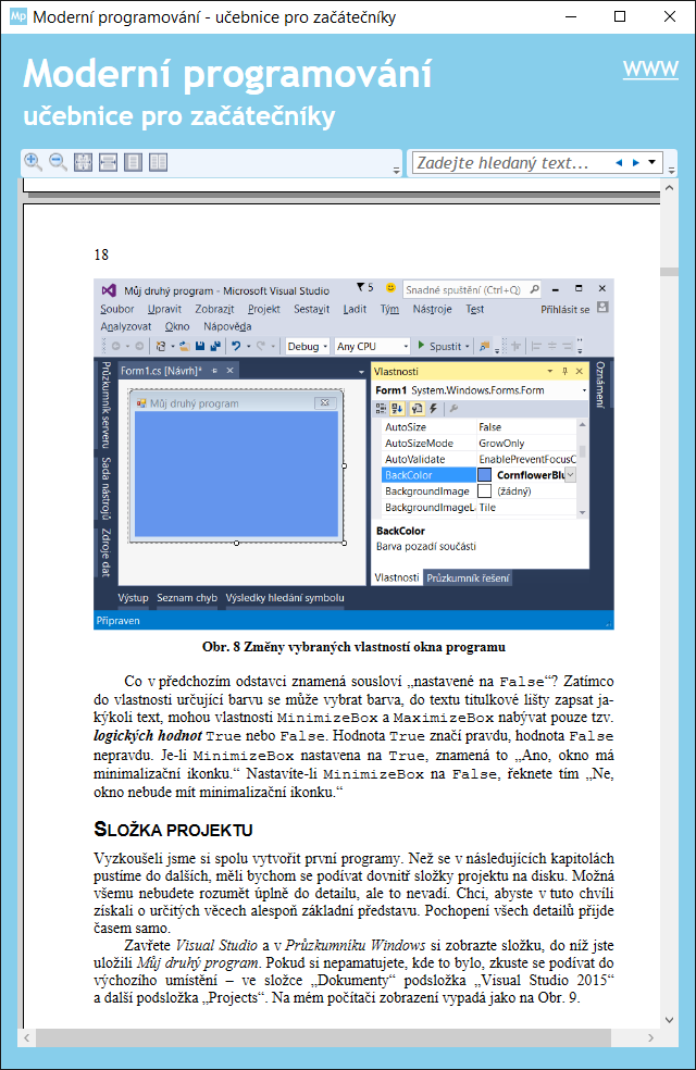 E-kniha Moderní programování-učebnice pro začátečníky
